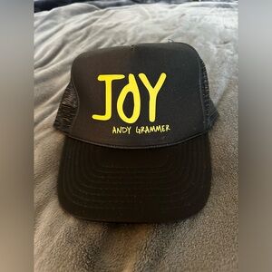 Andy Grammer Black Concert Tour Trucker Hat